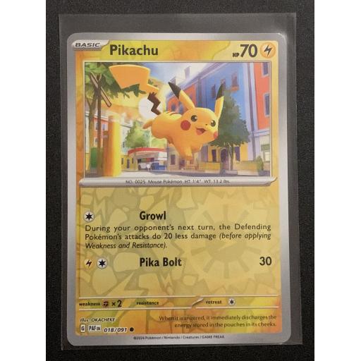 Pikachu | 018/091 | Reverse Holo Common