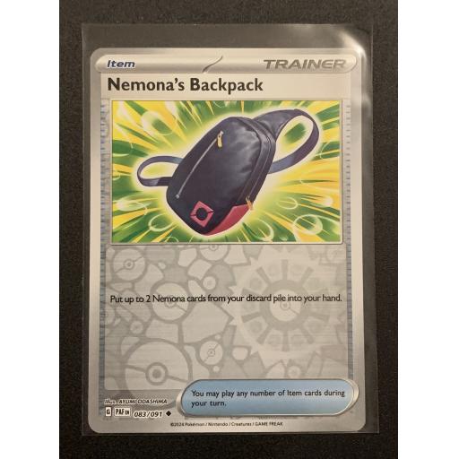 Nemona's Backpack | 083/091 | Reverse Holo Uncommon