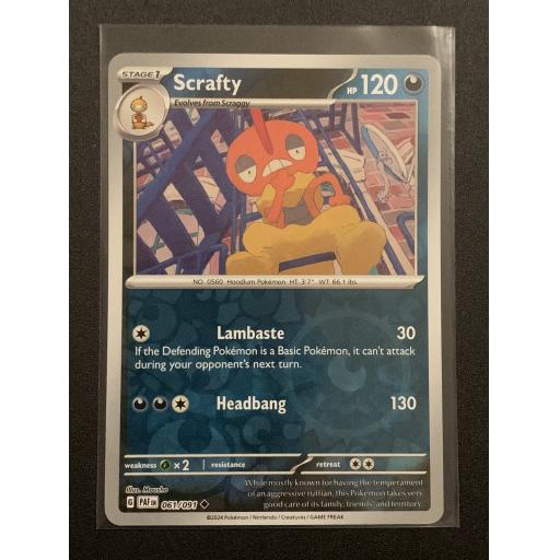 Scrafty | 061/091 | Reverse Holo Uncommon