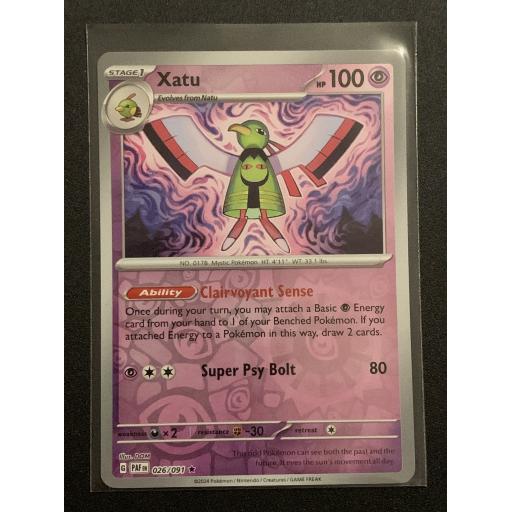 Xatu | 026/091 | Reverse Holo Rare