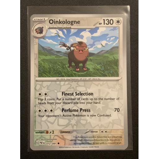 Oinkologne | 072/091 | Reverse Holo Uncommon