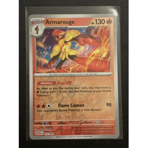 Armarouge | 015/091 | Reverse Holo Rare