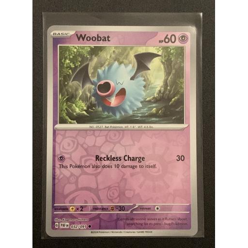 Woobat | 032/091 | Reverse Holo Common