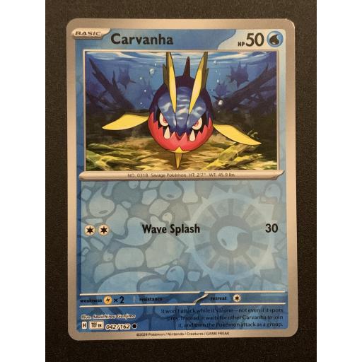 Carvanha | 041/162 | Reverse Holo