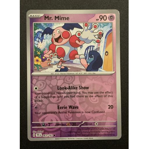 Mr. Mime | 063/162 | Reverse Holo