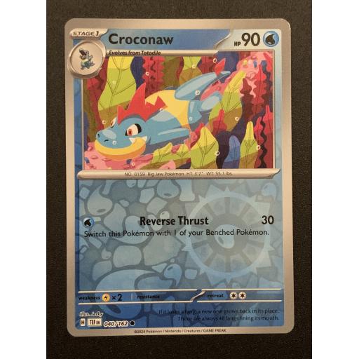 Croconaw | 040/162 | Reverse Holo