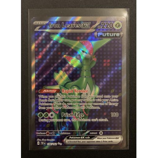 Iron Leaves EX | 186/162 | Ultra Rae Full Art