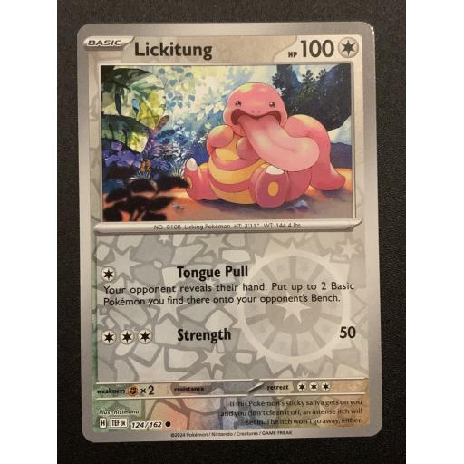 Lickitung | 124/162 | Reverse Holo