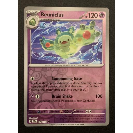 Reuniclus | 072/162 | Reverse Holo