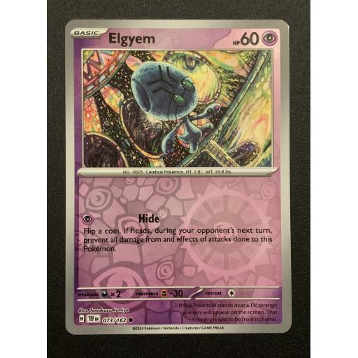 Elgyem | 073/162 | Reverse Holo