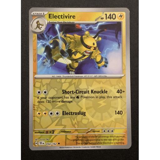 Electivire | 054/162 | Reverse Holo