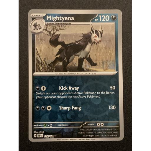 Mightyena | 106/162 | Reverse Holo