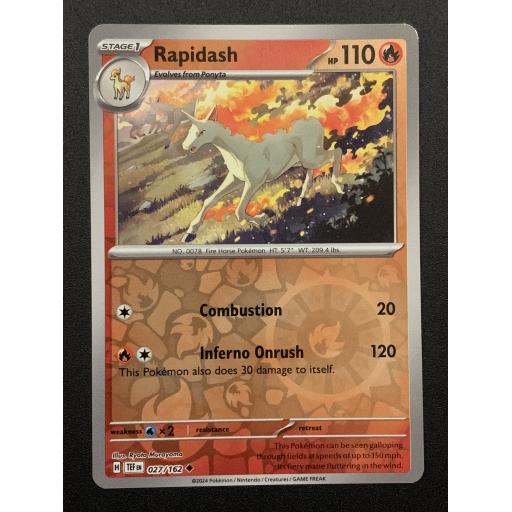 Rapidash | 027/162 | Reverse Holo