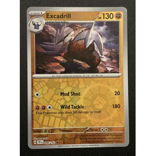 Excadrill | 086/162 | Reverse Holo