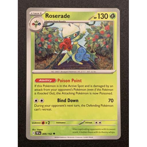 Roserade | 009/162 | Uncommon