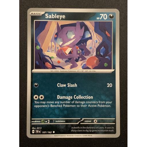 Sableye | 107/162 | Uncommon