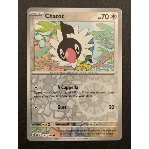 Chatot | 132/162 | Reverse Holo