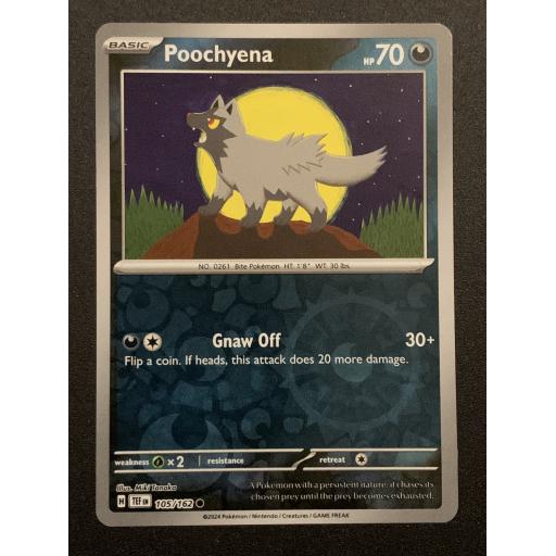 Poochyena | 105/162 | Reverse Holo