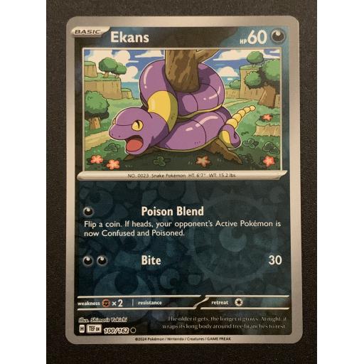 Ekans | 100/162 | Reverse Holo