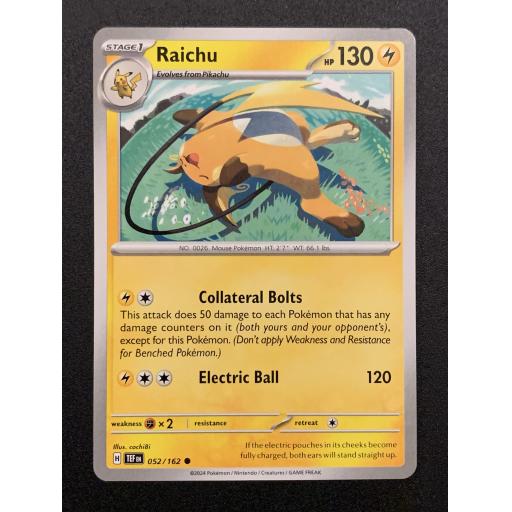 Raichu | 052/162 | Common