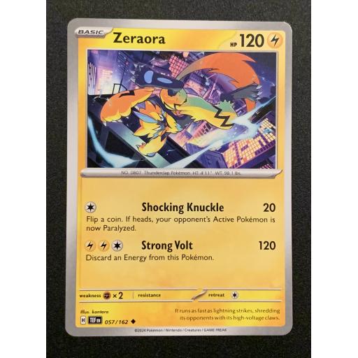 Zeraora | 057/162 | Uncommon