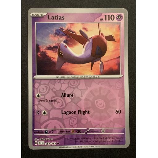 Latias | 067/162 | Reverse Holo