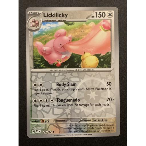 Lickilicky | 125/162 | Reverse Holo