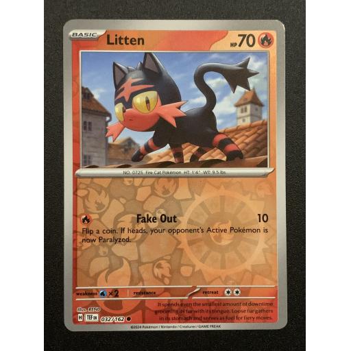 Litten | 032/162 | Reverse Holo