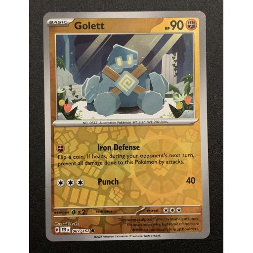 Golett | 087/162 | Reverse Holo