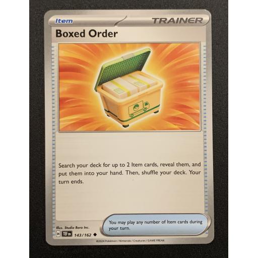 Boxed Order | 143/162 | Uncommon