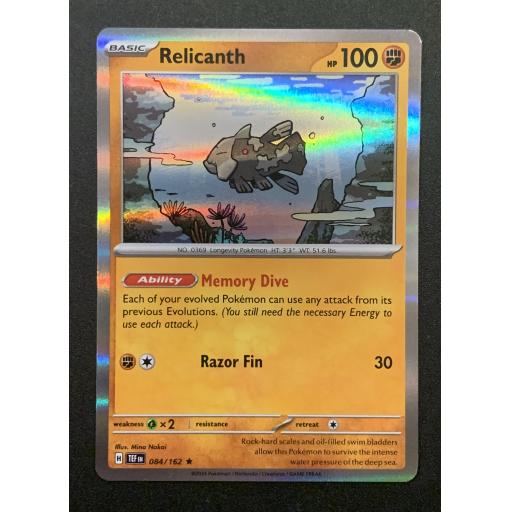 Relicanth | 084/162 | Holo Rare