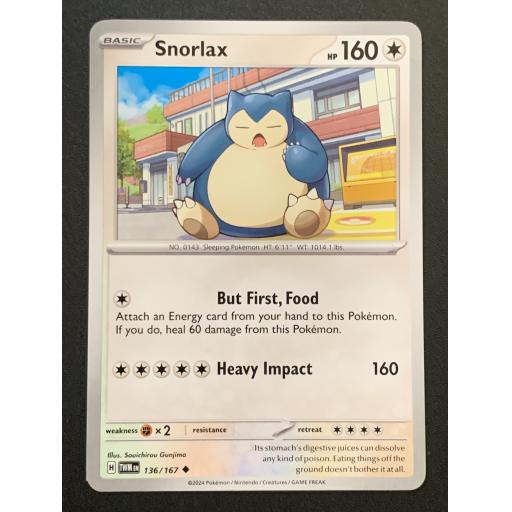 Snorlax | 136/167 | Uncommon