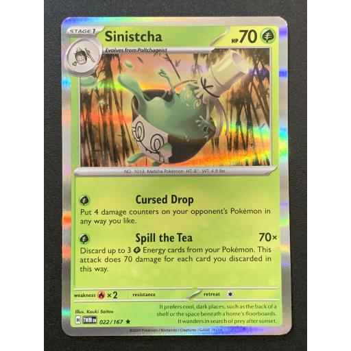 Sinistcha | 022/167 | Holo Rare