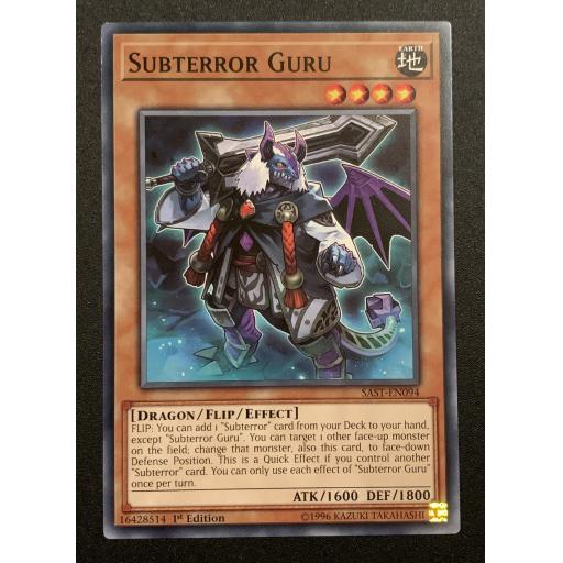 Subterror Guru | SAST-EN094 | Common | 1st Edition