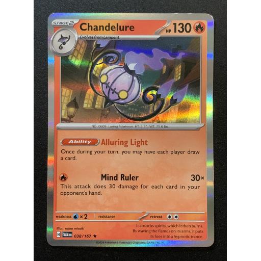 Chandelure | 038/167 | Holo Rare