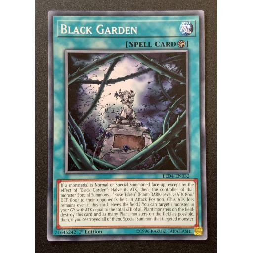 Black Garden | LED4-EN032 | Common | 1st Edition