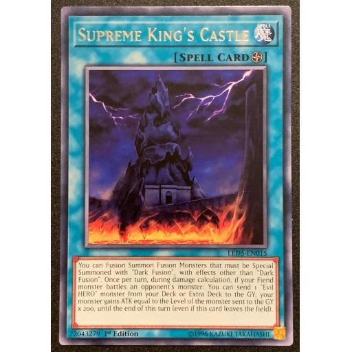 Supreme King's Castle | LED5-EN015 | Rare | 1st Edition