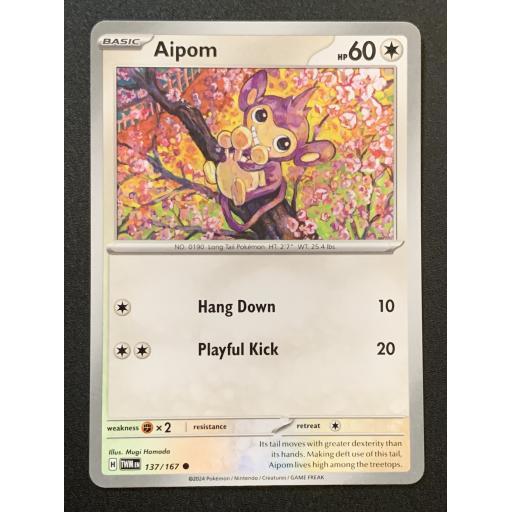 Aipom | 137/167 | Common