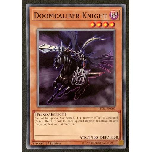 Doomcaliber Knight | LED5-EN007 | Common | 1st Edition