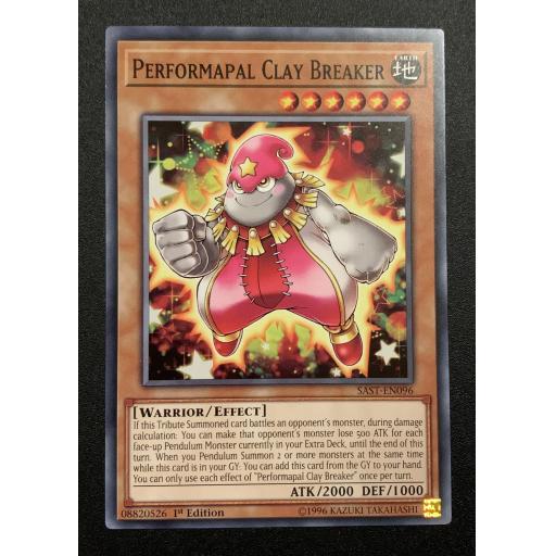 Performapal Clay Breaker | SAST-EN096 | Common | 1st Edition