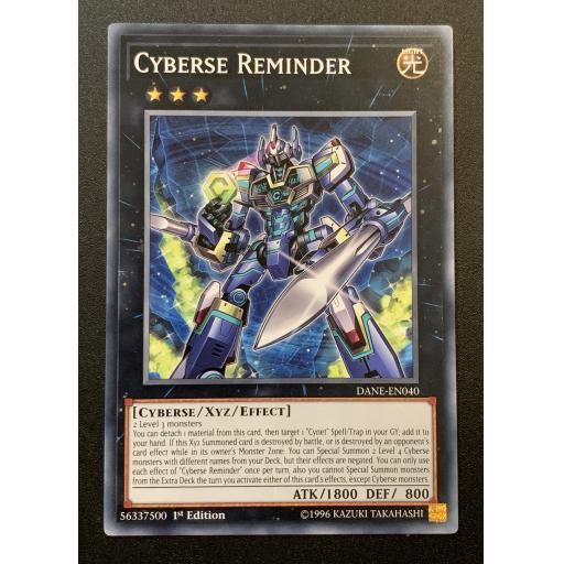 Cyberse Reminder | DANE-EN040 | Common | 1st Edition