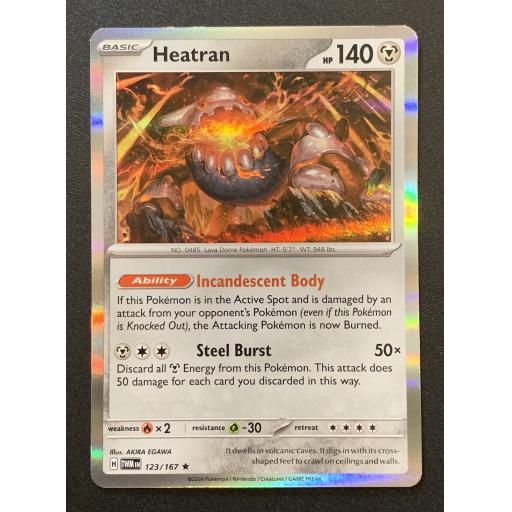 Heatran | 123/167 | Holo Rare