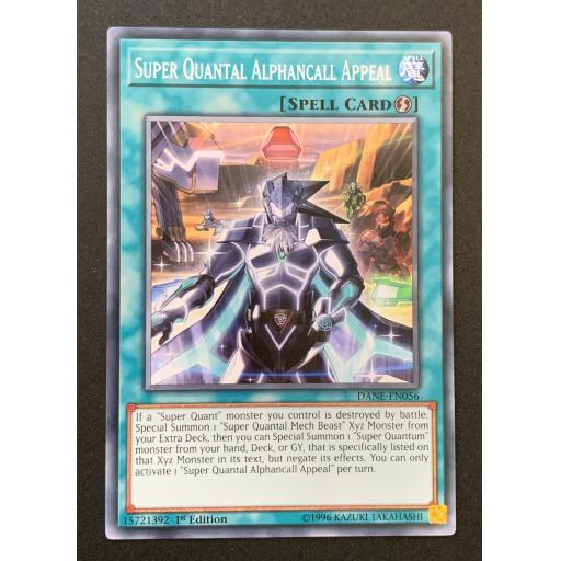 Super Quantal Alphancall Appeal | DANE-EN056 | Common | 1st Edition