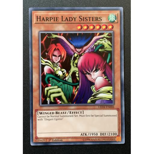 Harpie Lady Sisters | LED4-EN006 | Common | 1st Edition
