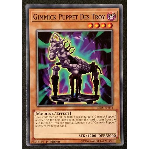 Gimmick Puppet Des Troy | LED5-EN041 | Common | 1st Edition