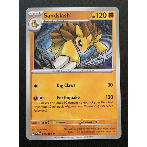 Sandslash | 098/167 | Uncommon