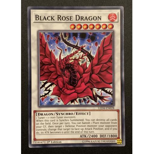 Black Rose Dragon | LED4-EN028 | Common | 1st Edition