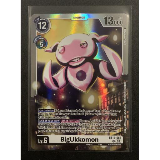 BigUkkomon | BT16-083 | Super Rare