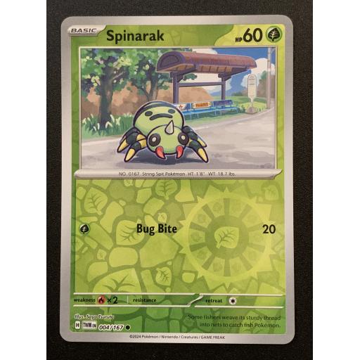 Spinarak | 004/167 | Reverse Holo