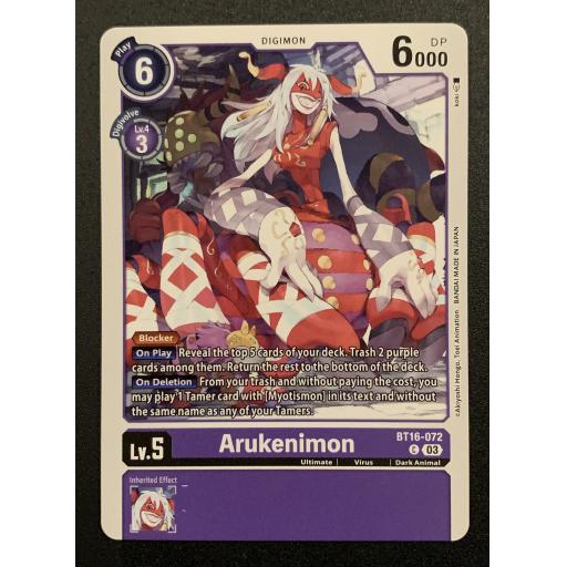 Arukenimon | BT16-072 | Common